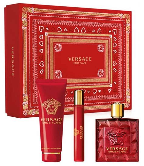 versace eros flame 3pc gift set|Versace Eros edp gift set.